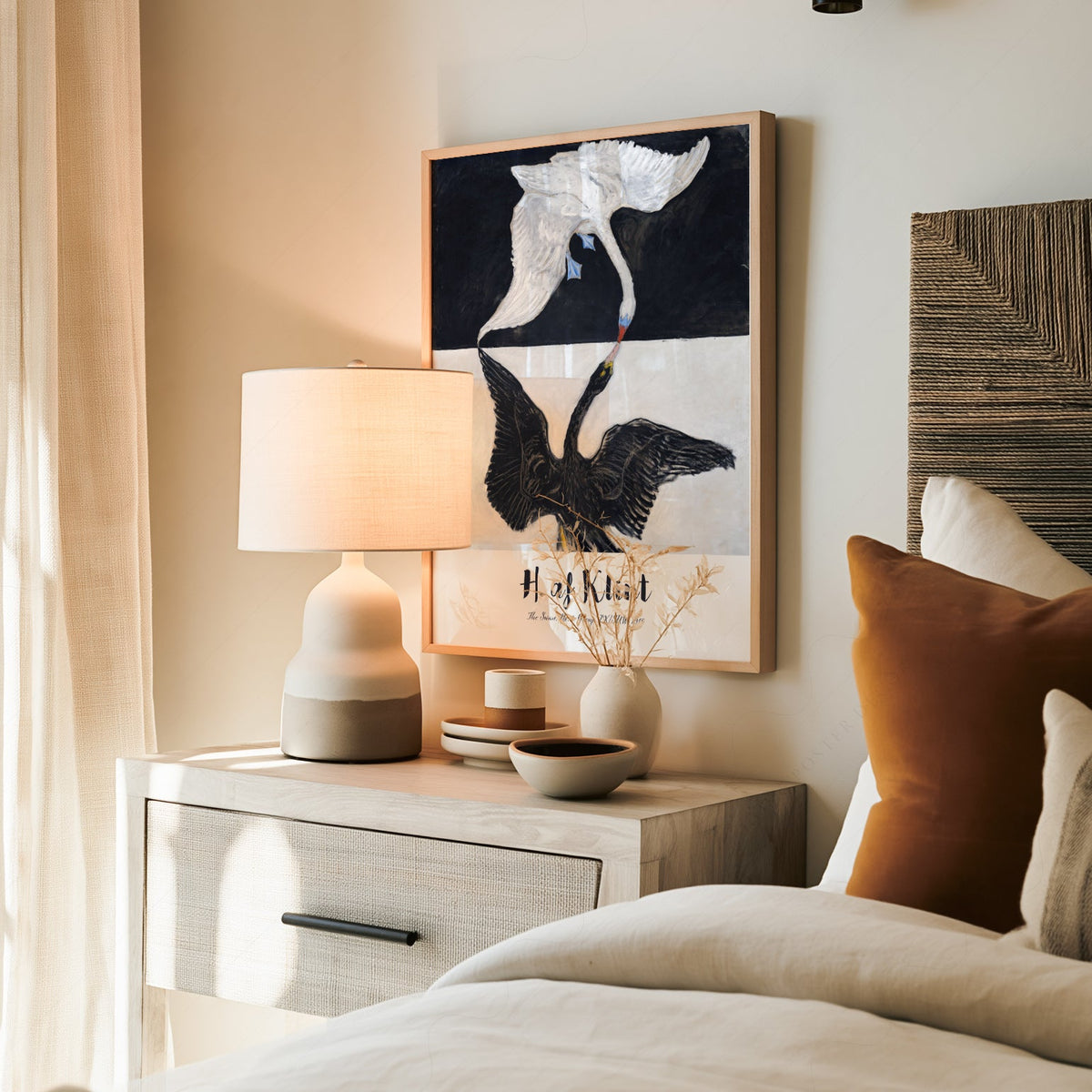 Hilma af Klint The Swan No. 1 Art Print – Abstract Bird Wall Art Poster
