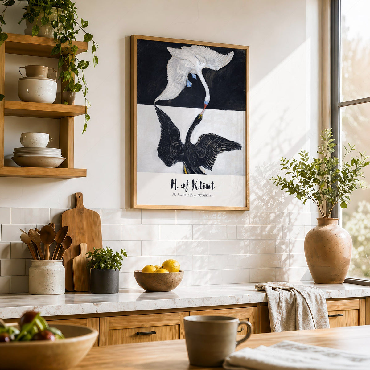 Hilma af Klint The Swan No. 1 Art Print – Abstract Bird Wall Art Poster
