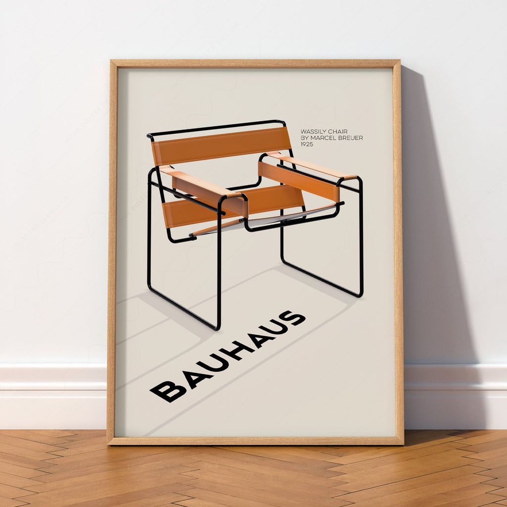 Marcel Breuer Wassily Chair Bauhaus Print – Modern Design Wall Art