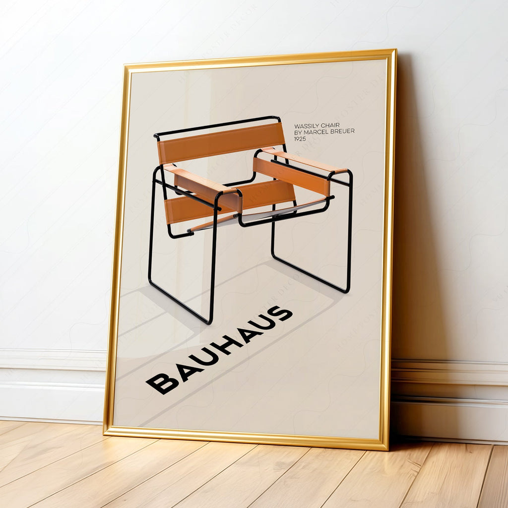 Marcel Breuer Wassily Chair Bauhaus Print – Modern Design Wall Art