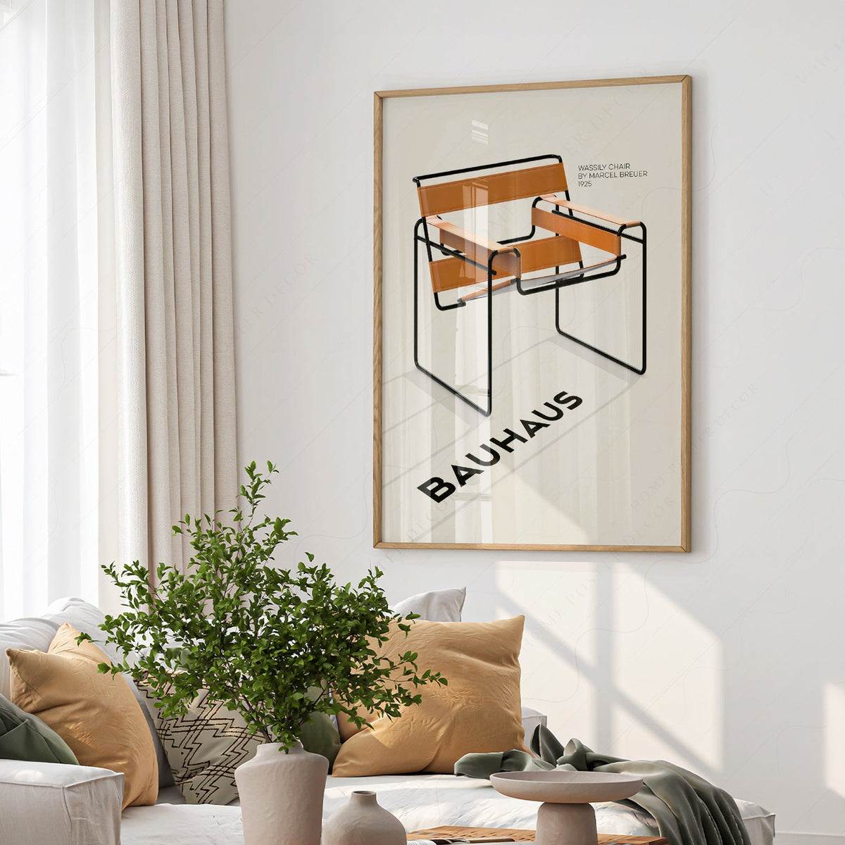 Marcel Breuer Wassily Chair Bauhaus Print – Modern Design Wall Art