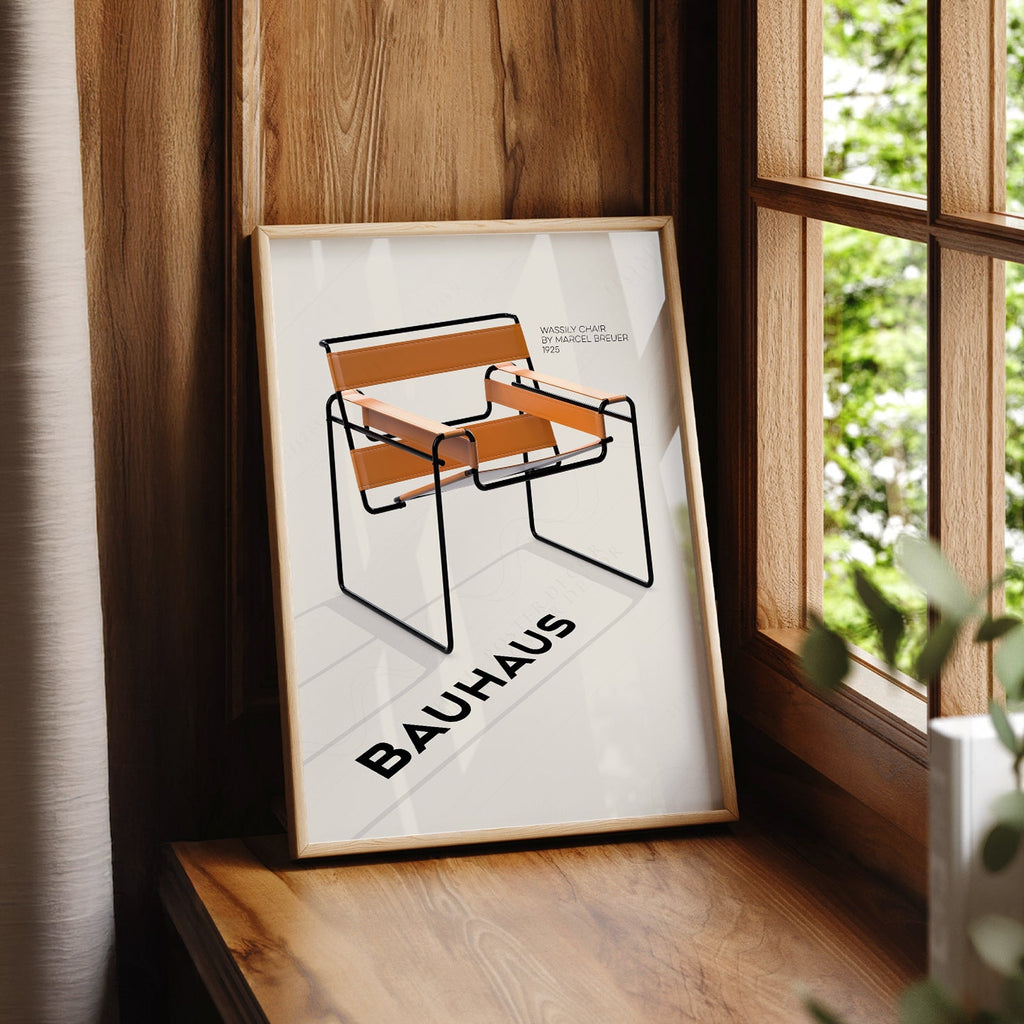 Marcel Breuer Wassily Chair Bauhaus Print – Modern Design Wall Art