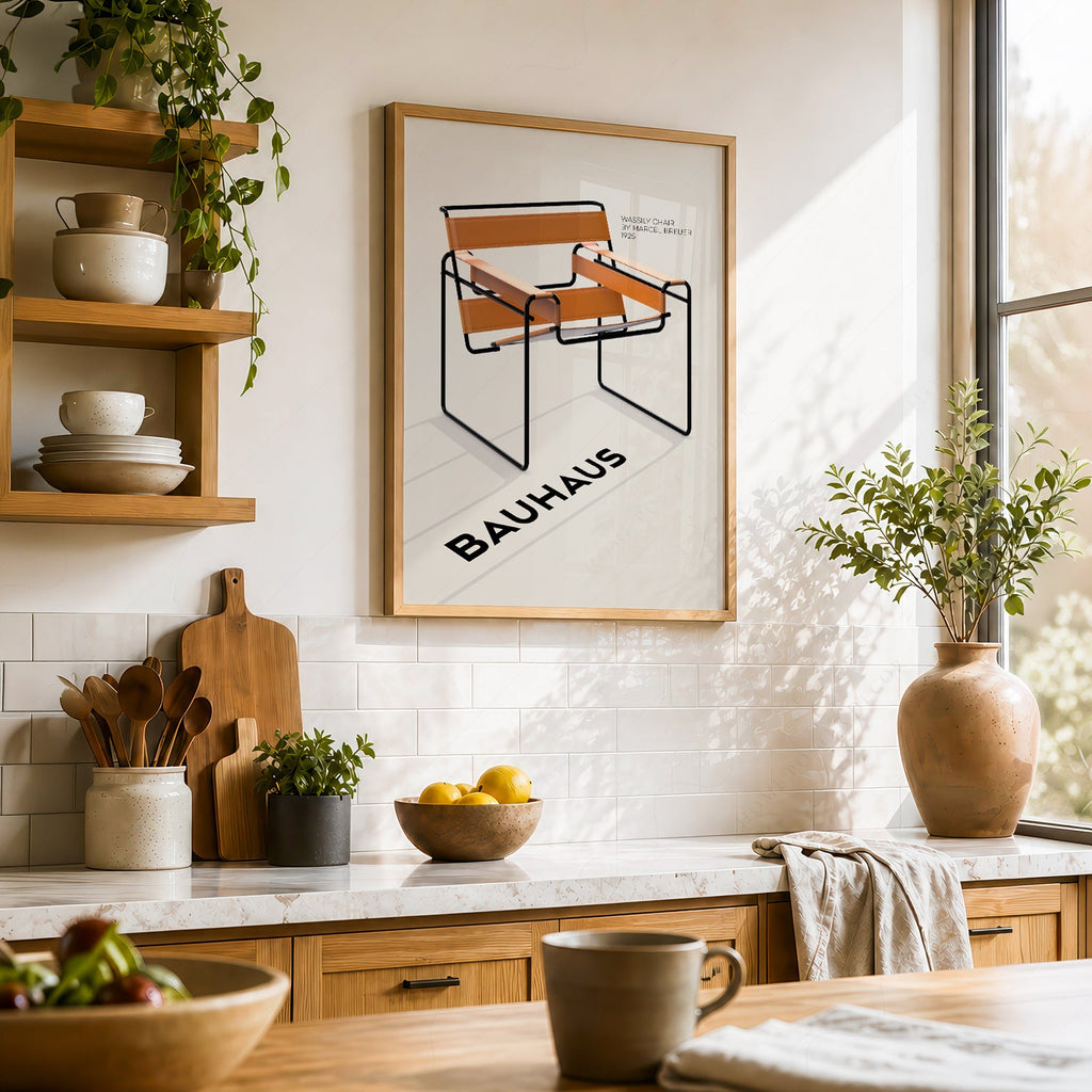 Marcel Breuer Wassily Chair Bauhaus Print – Modern Design Wall Art