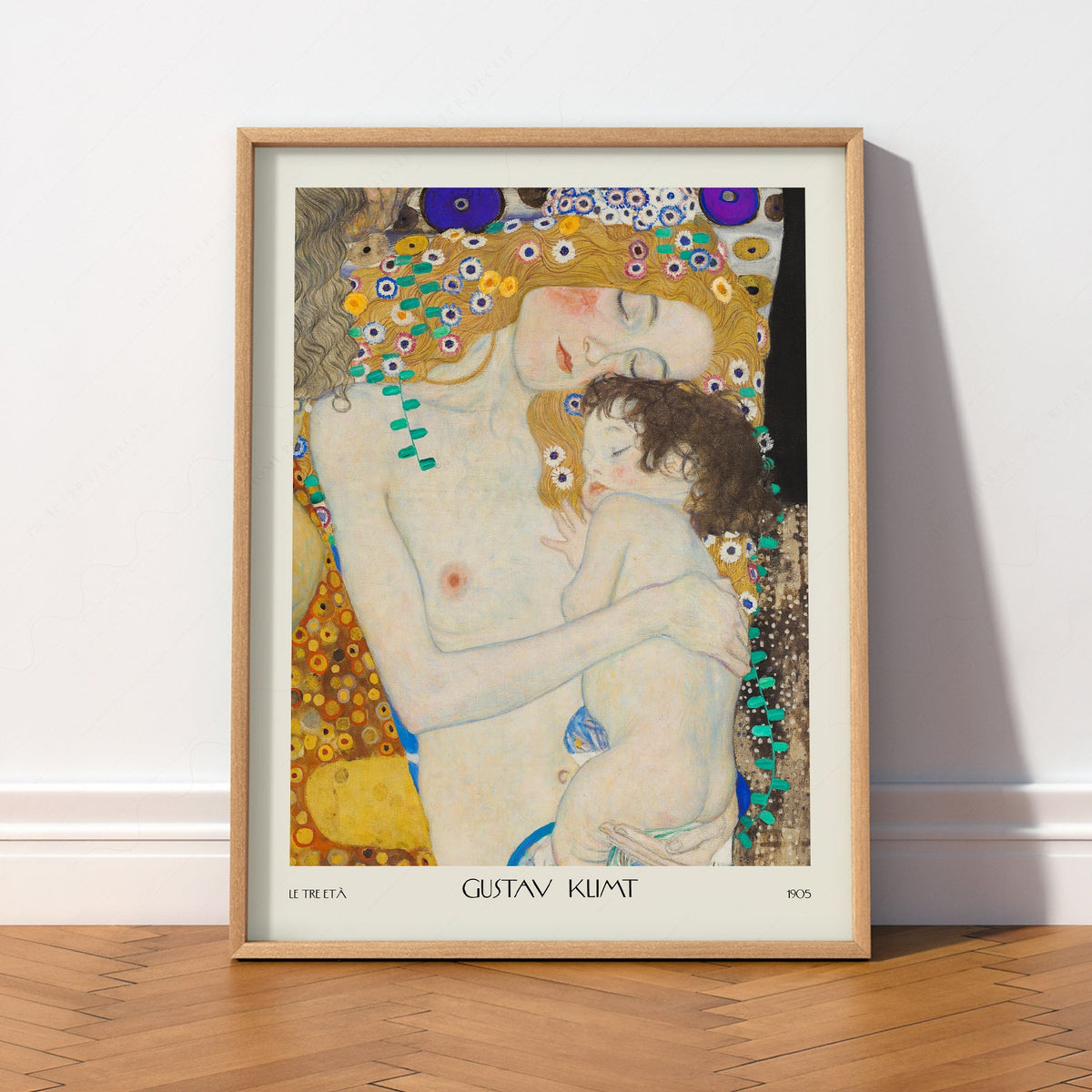 Gustav Klimt Mother and Child Art Print – Le Tre Età Wall Poster