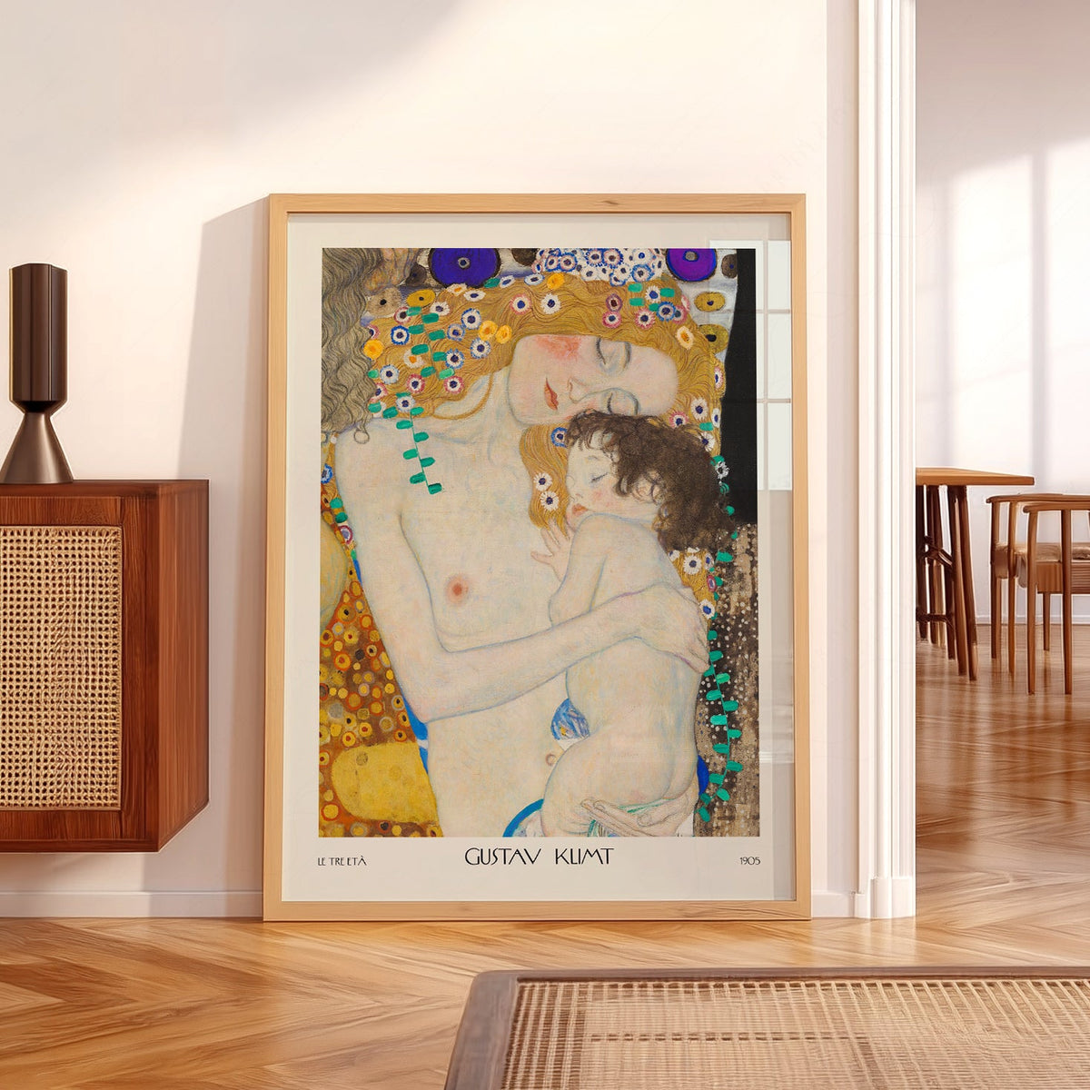 Gustav Klimt Mother and Child Art Print – Le Tre Età Wall Poster