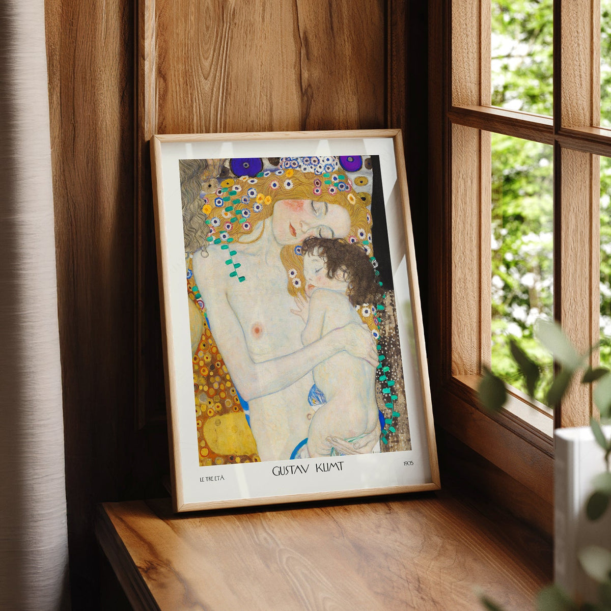 Gustav Klimt Mother and Child Art Print – Le Tre Età Wall Poster