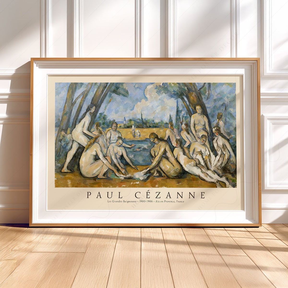 Paul Cézanne Les Grandes Baigneuses Art Print – Impressionist Wall Decor