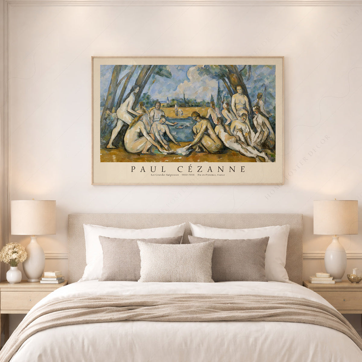 Paul Cézanne Les Grandes Baigneuses Art Print – Impressionist Wall Decor