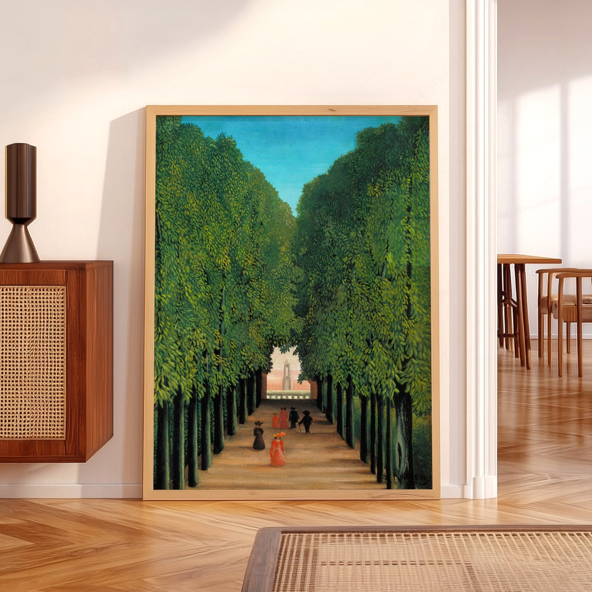 Henri Rousseau The Avenue in the Park at Saint Cloud Print – Nature Wall Art
