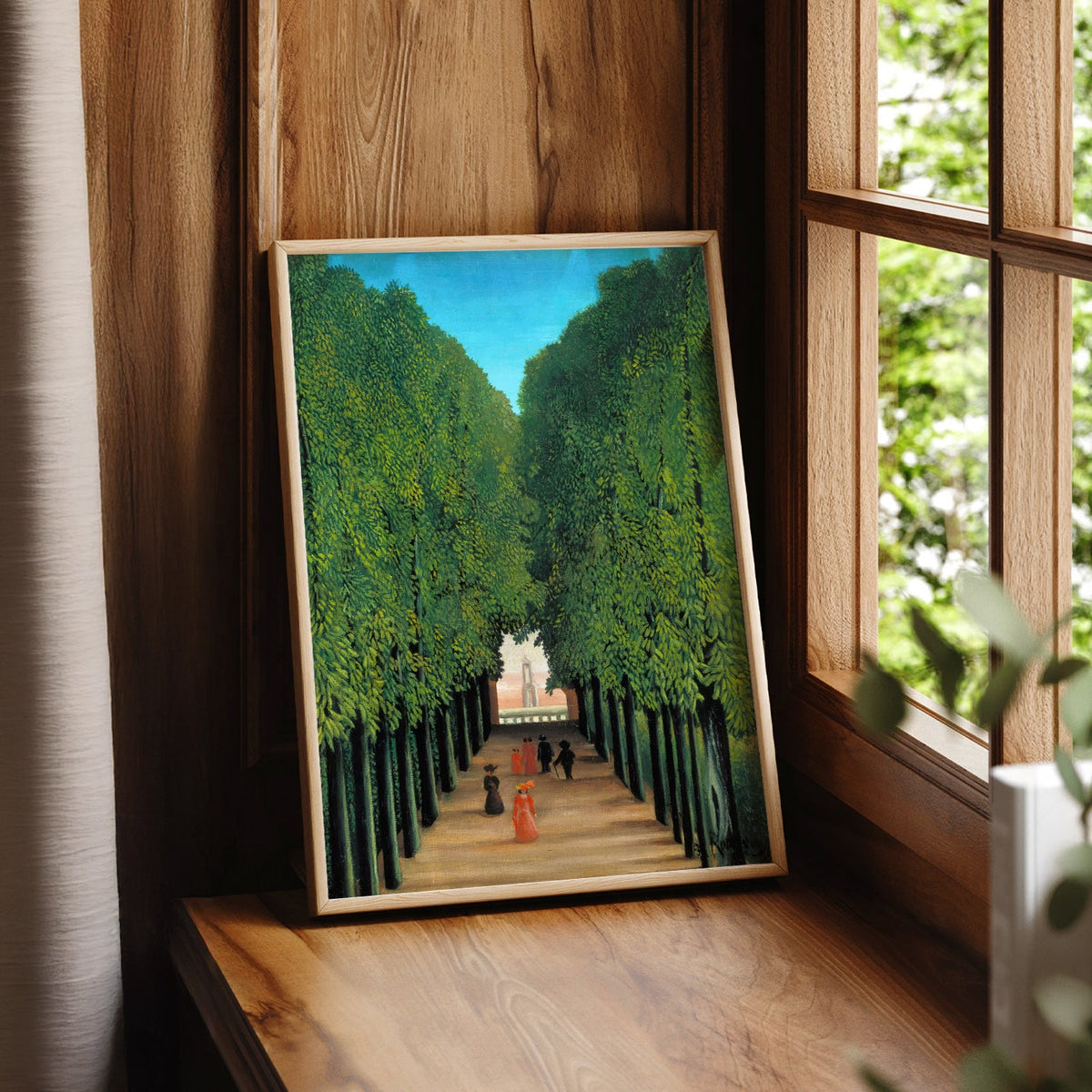 Henri Rousseau The Avenue in the Park at Saint Cloud Print – Nature Wall Art