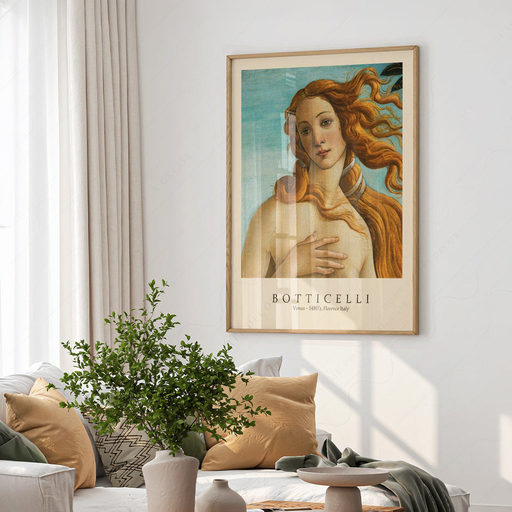 Sandro Botticelli The Birth of Venus Art Print – Renaissance Wall Art