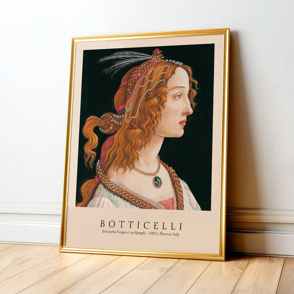 Sandro Botticelli Simonetta Vespucci Art Print – Renaissance Wall Decor
