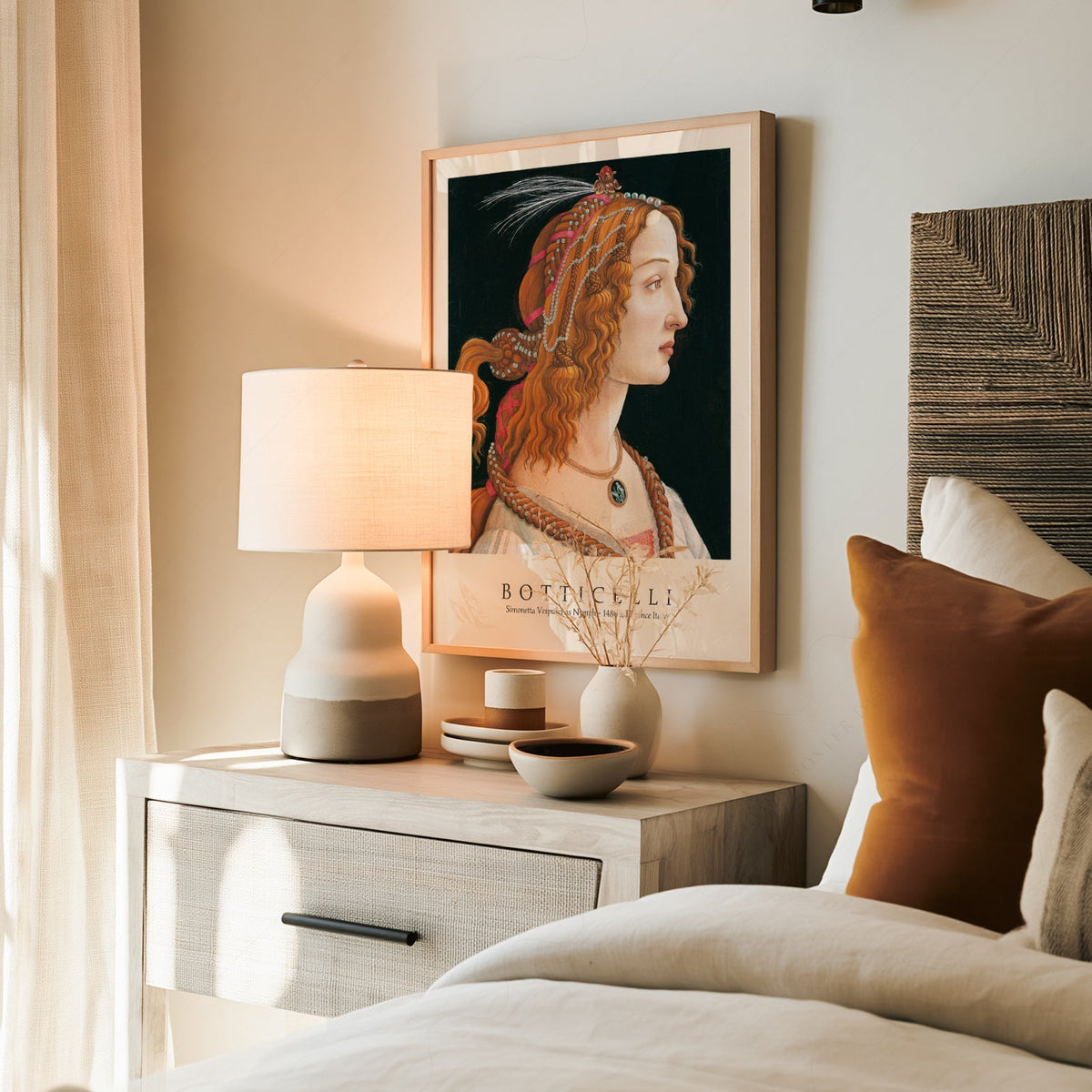 Sandro Botticelli Simonetta Vespucci Art Print – Renaissance Wall Decor