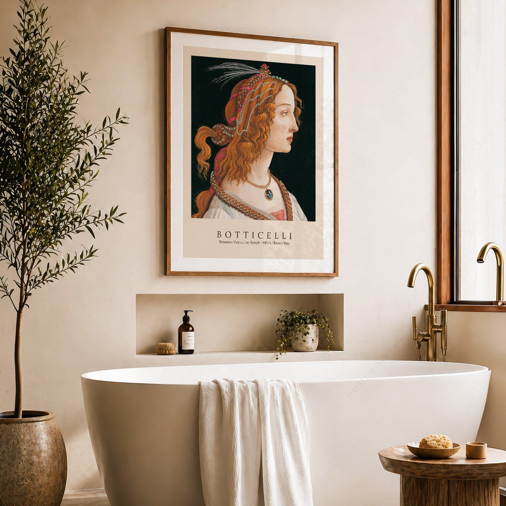 Sandro Botticelli Simonetta Vespucci Art Print – Renaissance Wall Decor