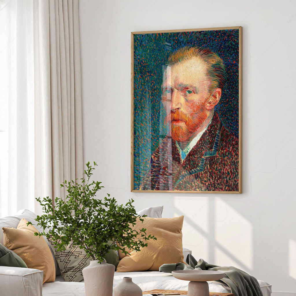 Vincent van Gogh Self-Portrait Art Print – Famous Painting Wall Art