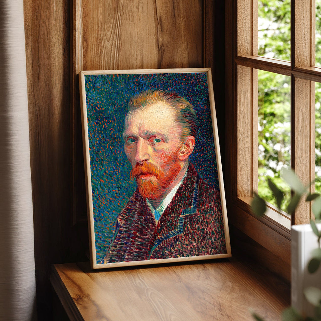 Vincent van Gogh Self-Portrait Art Print – Famous Painting Wall Art