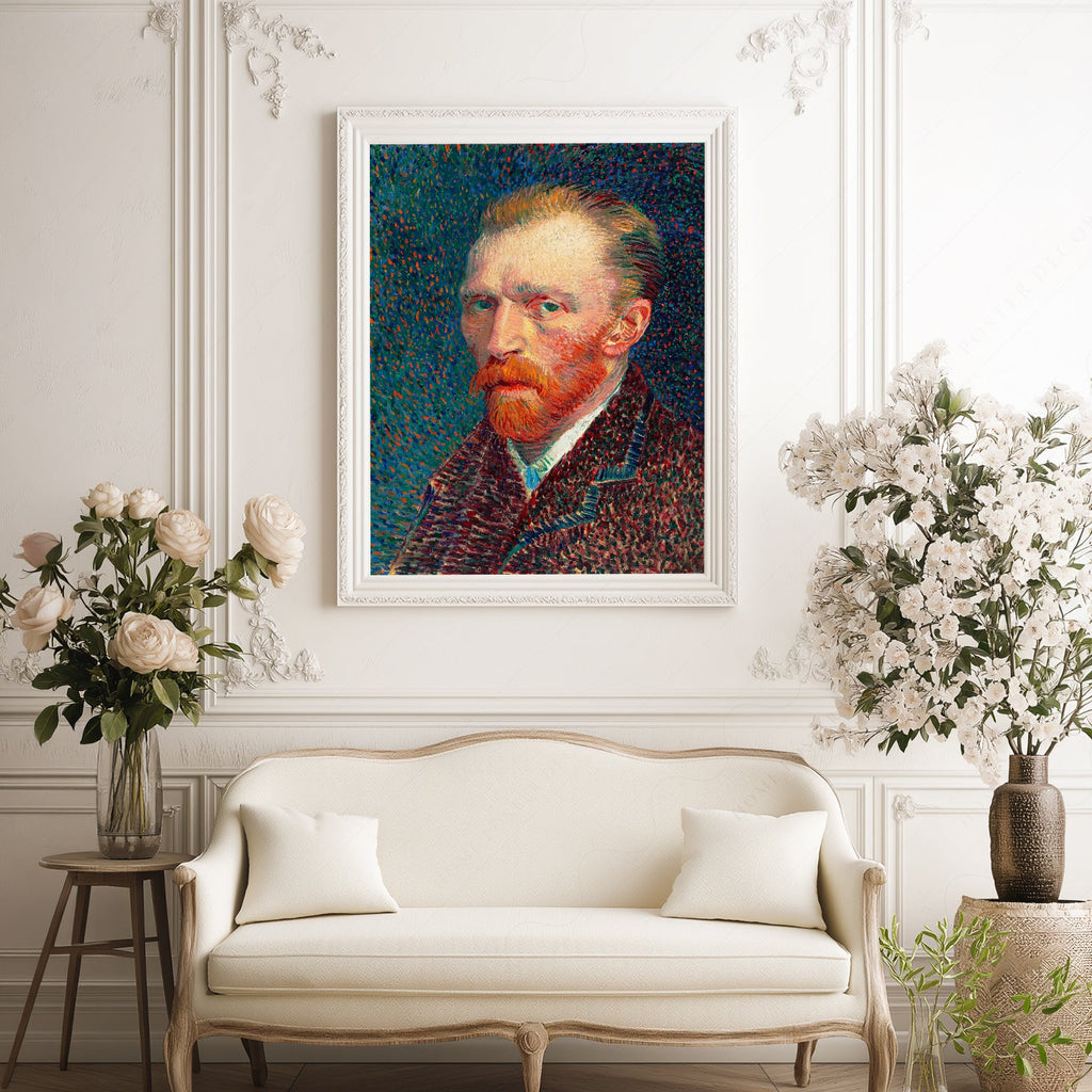 Vincent van Gogh Self-Portrait Art Print – Famous Painting Wall Art