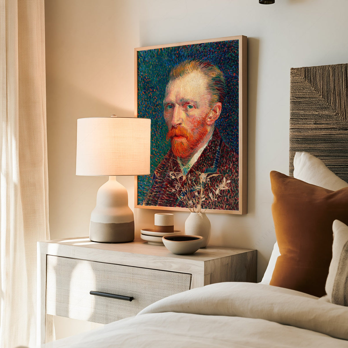 Vincent van Gogh Self-Portrait Art Print – Famous Painting Wall Art