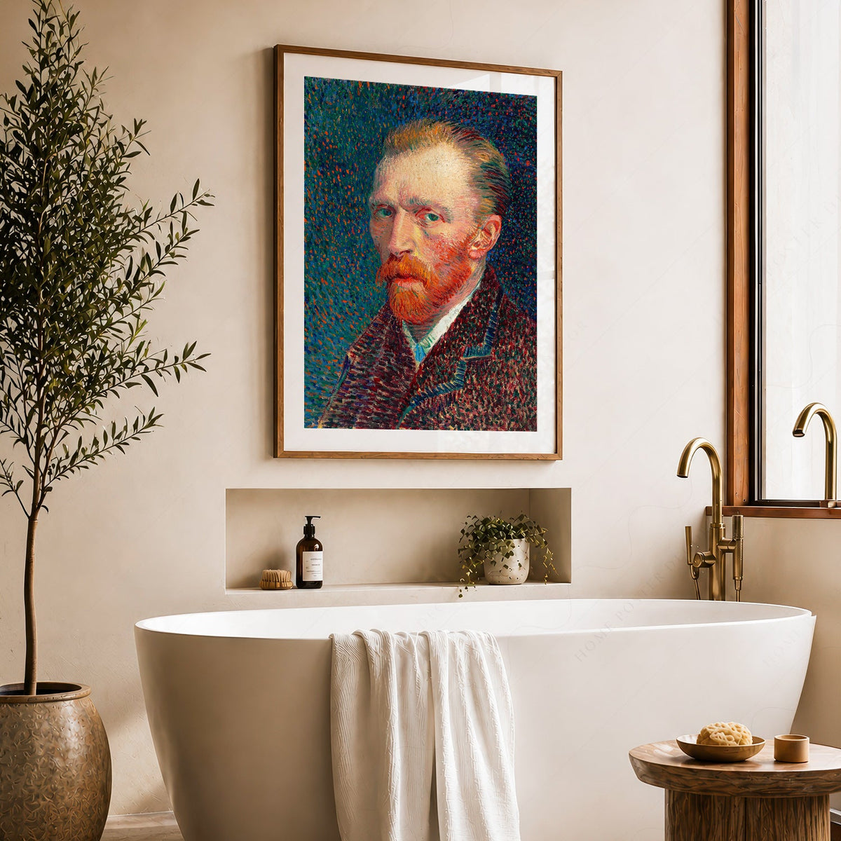Vincent van Gogh Self-Portrait Art Print – Famous Painting Wall Art