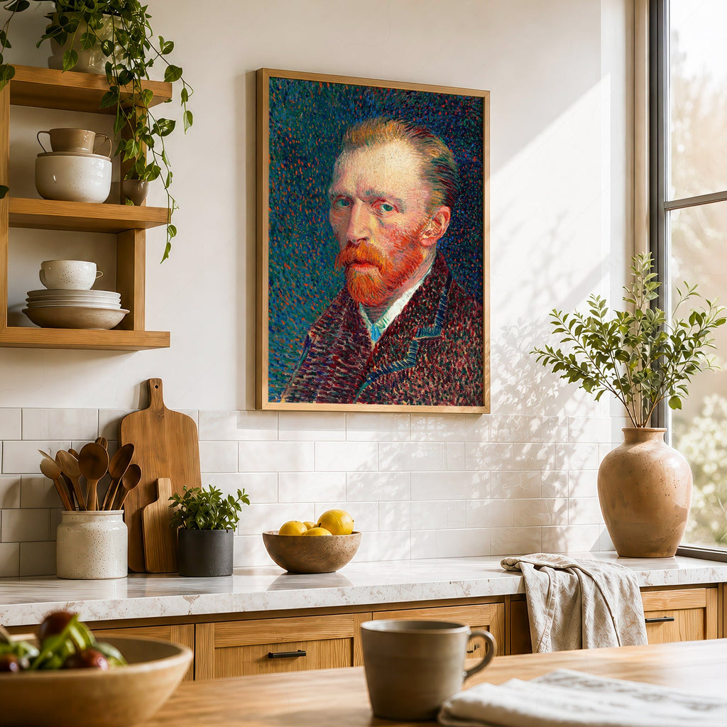 Vincent van Gogh Self-Portrait Art Print – Famous Painting Wall Art