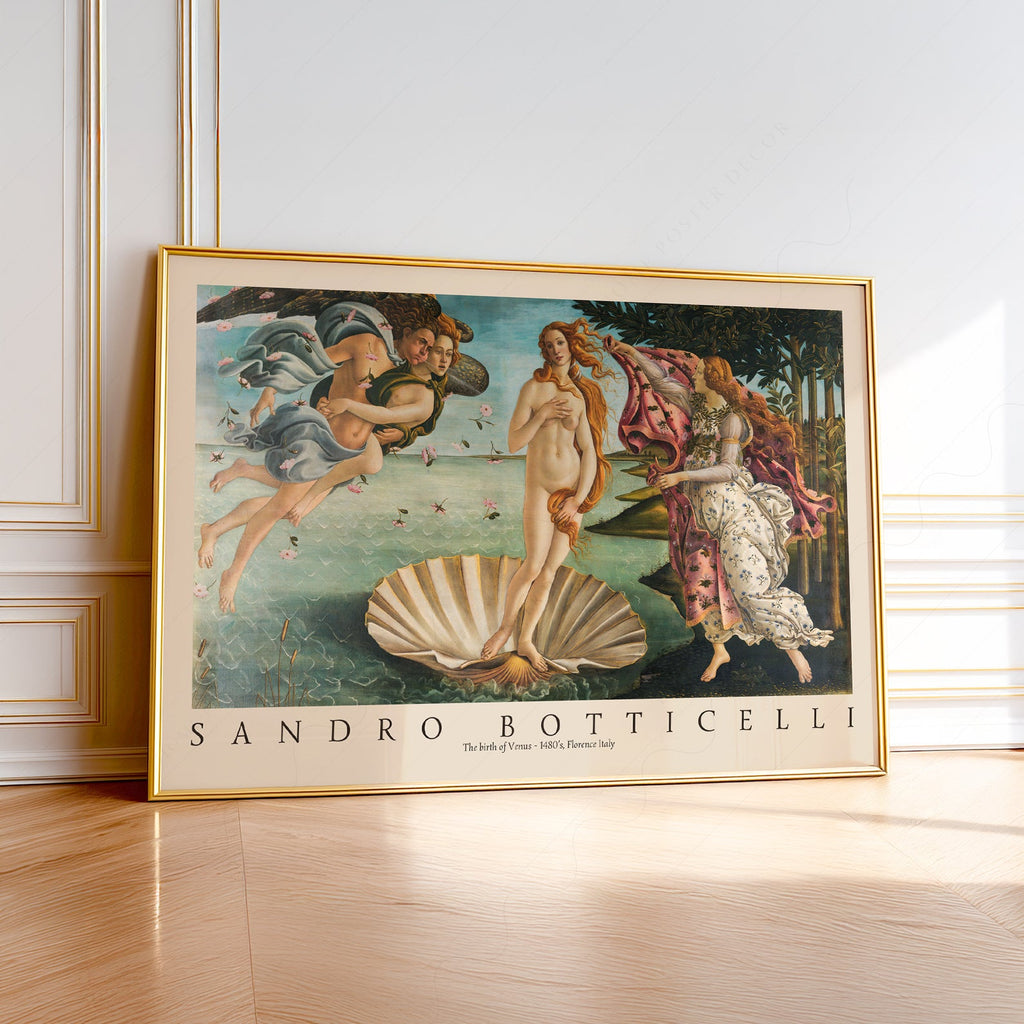 Sandro Botticelli The Birth of Venus Art Print – Renaissance Wall Art