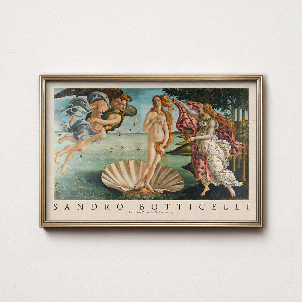 Sandro Botticelli The Birth of Venus Art Print – Renaissance Wall Art