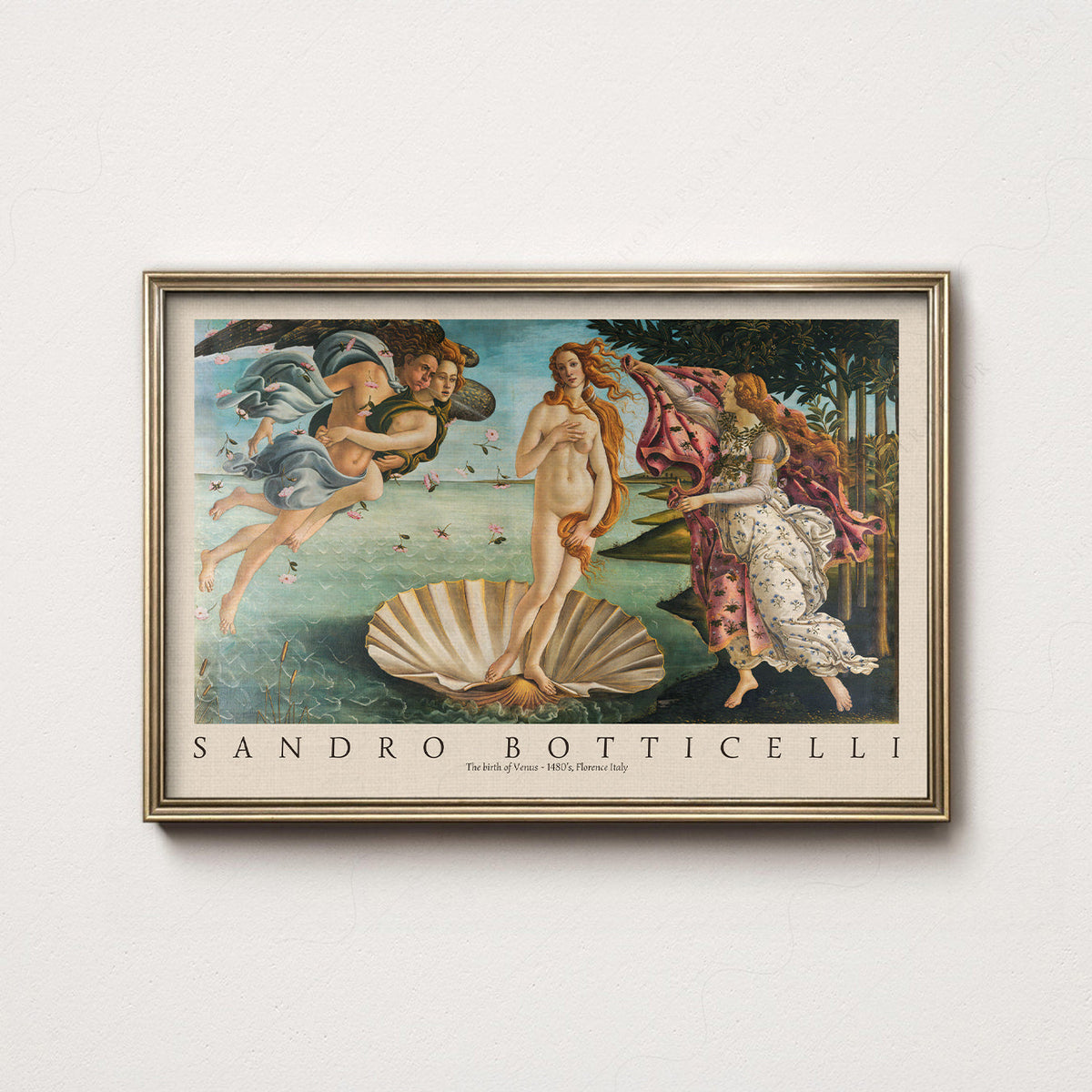 Sandro Botticelli The Birth of Venus Art Print – Renaissance Wall Art