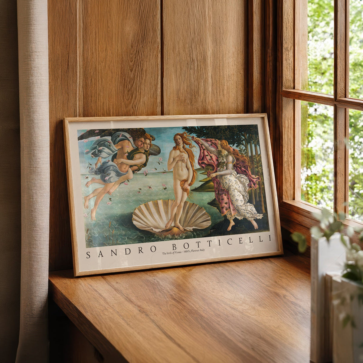Sandro Botticelli The Birth of Venus Art Print – Renaissance Wall Art