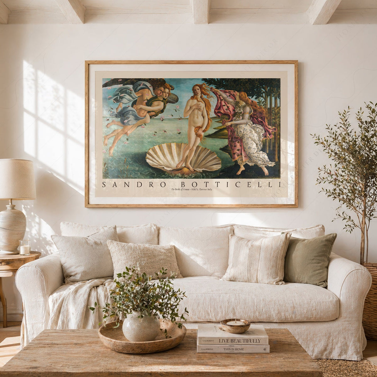 Sandro Botticelli The Birth of Venus Art Print – Renaissance Wall Art