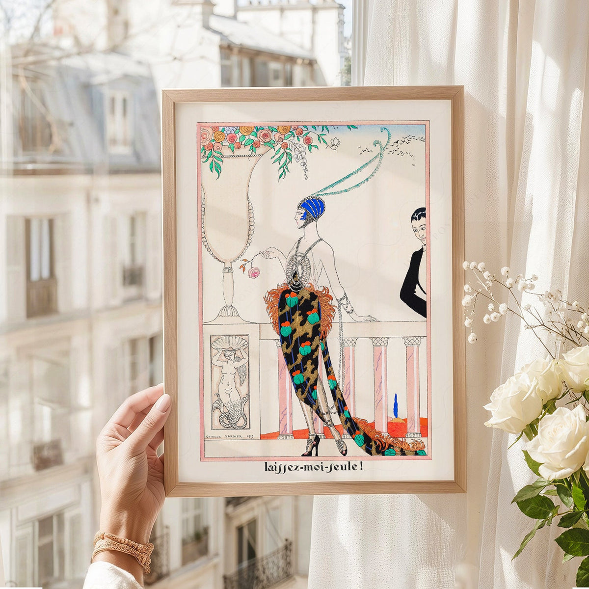 George Barbier Laissez-Moi Seule Art Print – Art Deco Fashion Poster