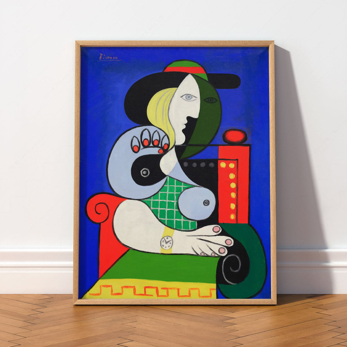 Pablo Picasso Woman with a Watch Art Print – Cubist Wall Art Poster