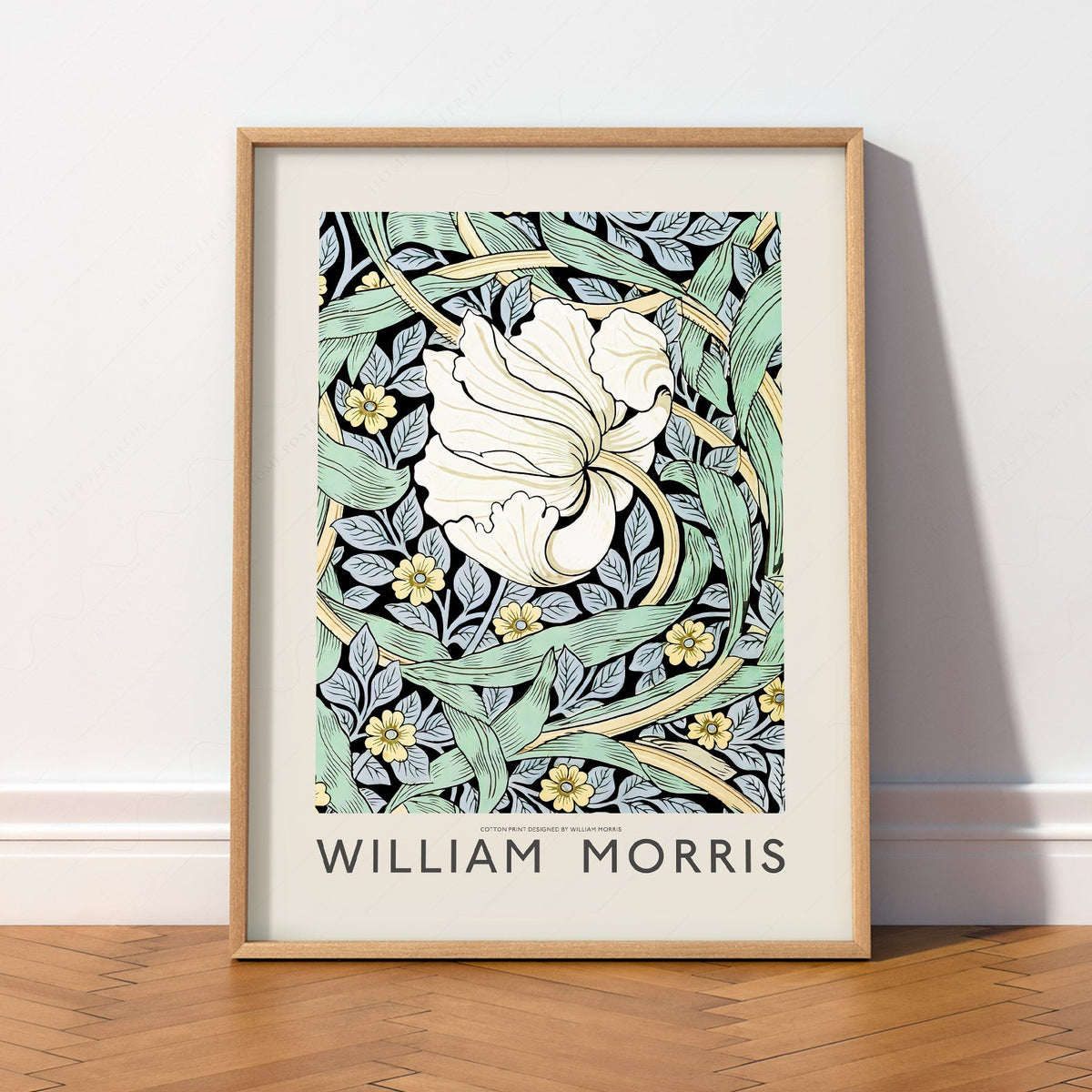 William Morris Pimpernel Art Print – Arts and Crafts Floral Wall Poster