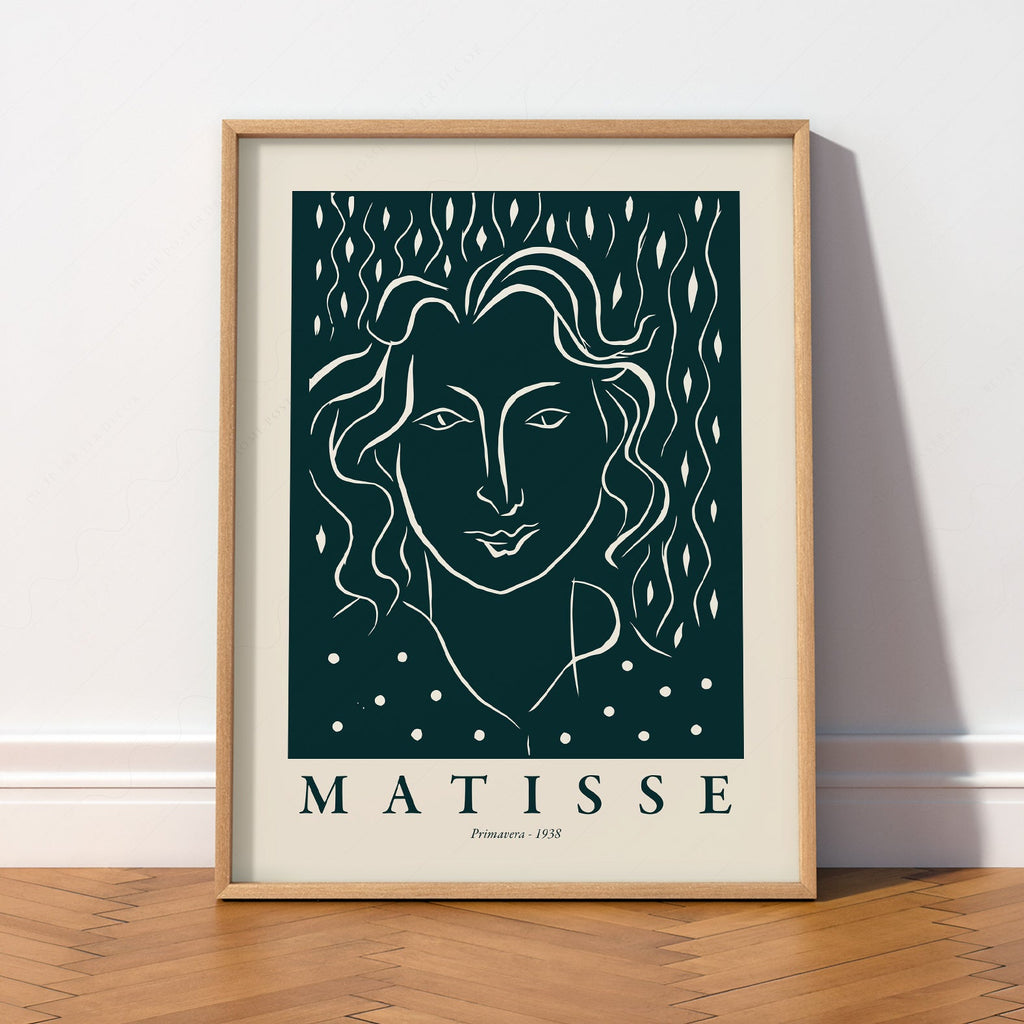 Henri Matisse Primavera 1938 Art Print – Modern Portrait Wall Decor