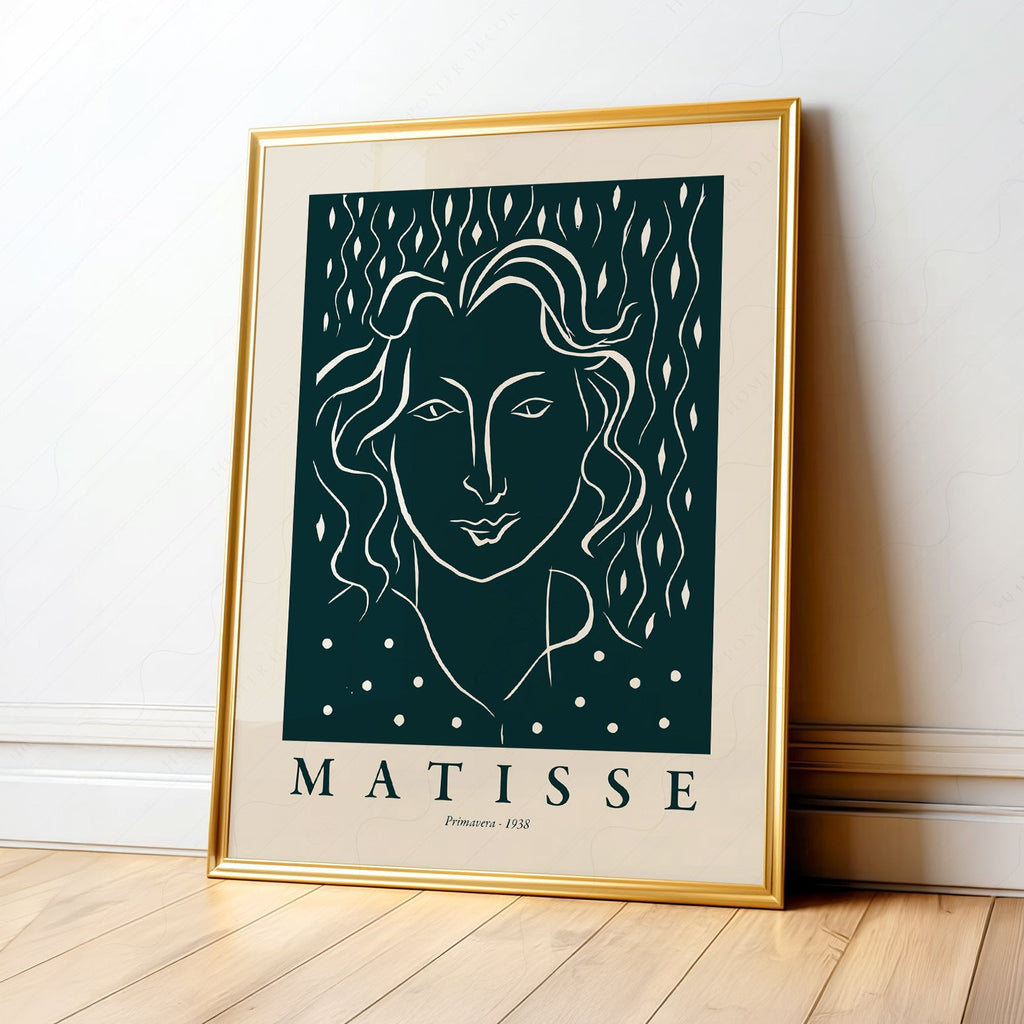 Henri Matisse Primavera 1938 Art Print – Modern Portrait Wall Decor