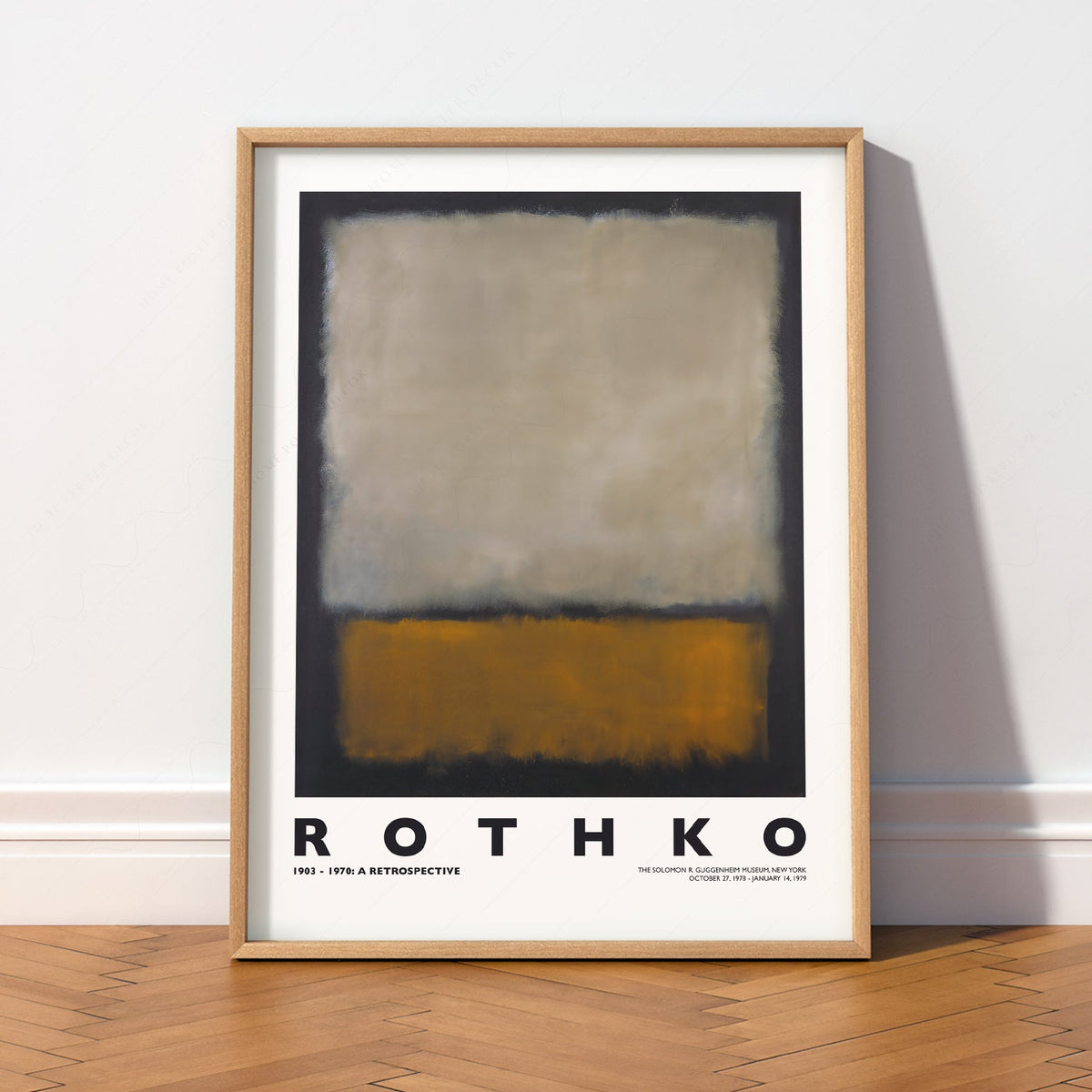 Mark Rothko Untitled Abstract Art Print – Color Field Wall Poster
