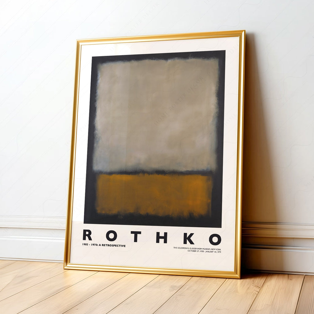 Mark Rothko Untitled Abstract Art Print – Color Field Wall Poster