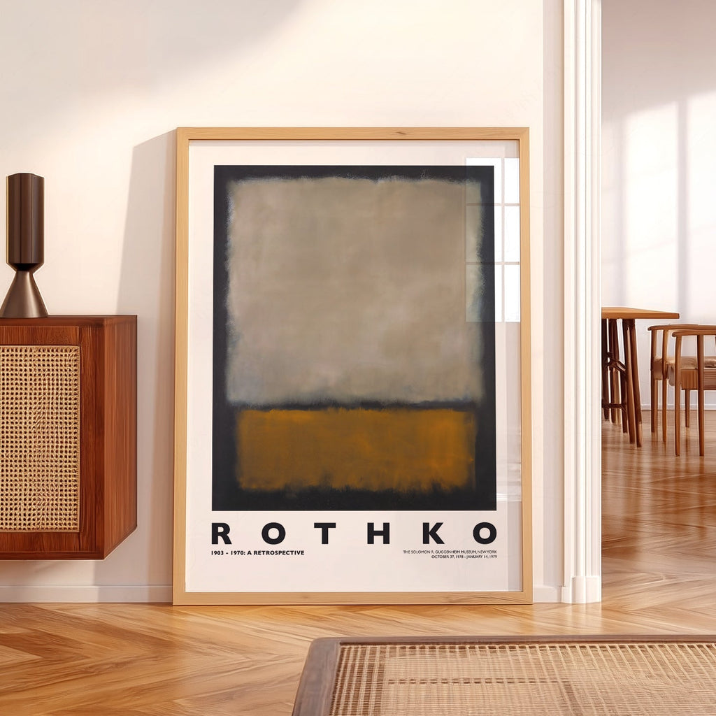 Mark Rothko Untitled Abstract Art Print – Color Field Wall Poster