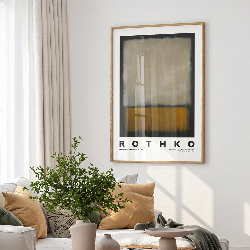 Mark Rothko Untitled Abstract Art Print – Color Field Wall Poster