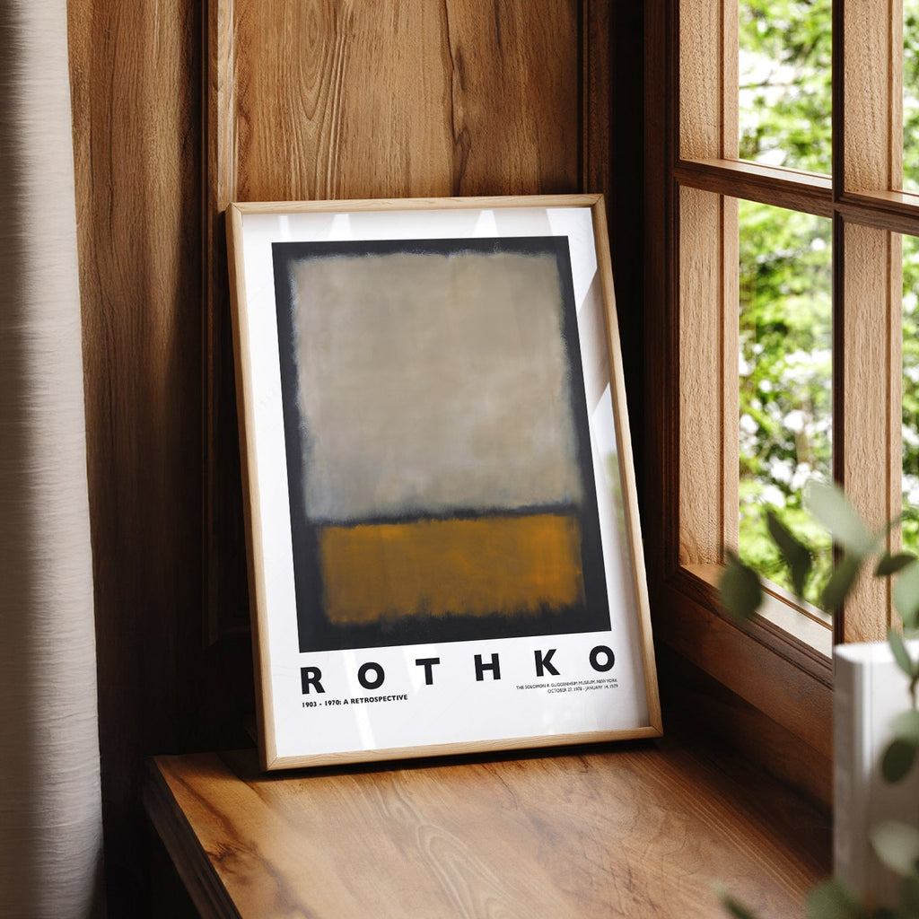 Mark Rothko Untitled Abstract Art Print – Color Field Wall Poster