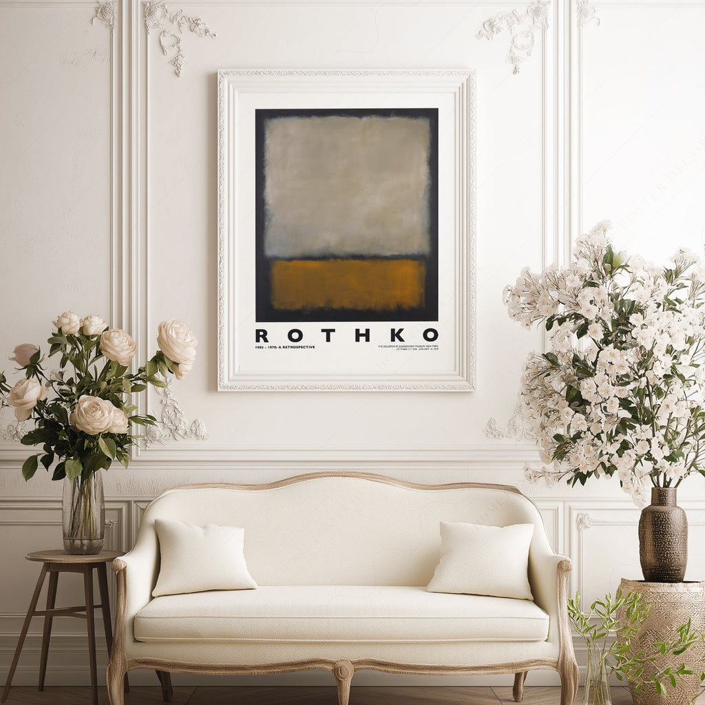 Mark Rothko Untitled Abstract Art Print – Color Field Wall Poster