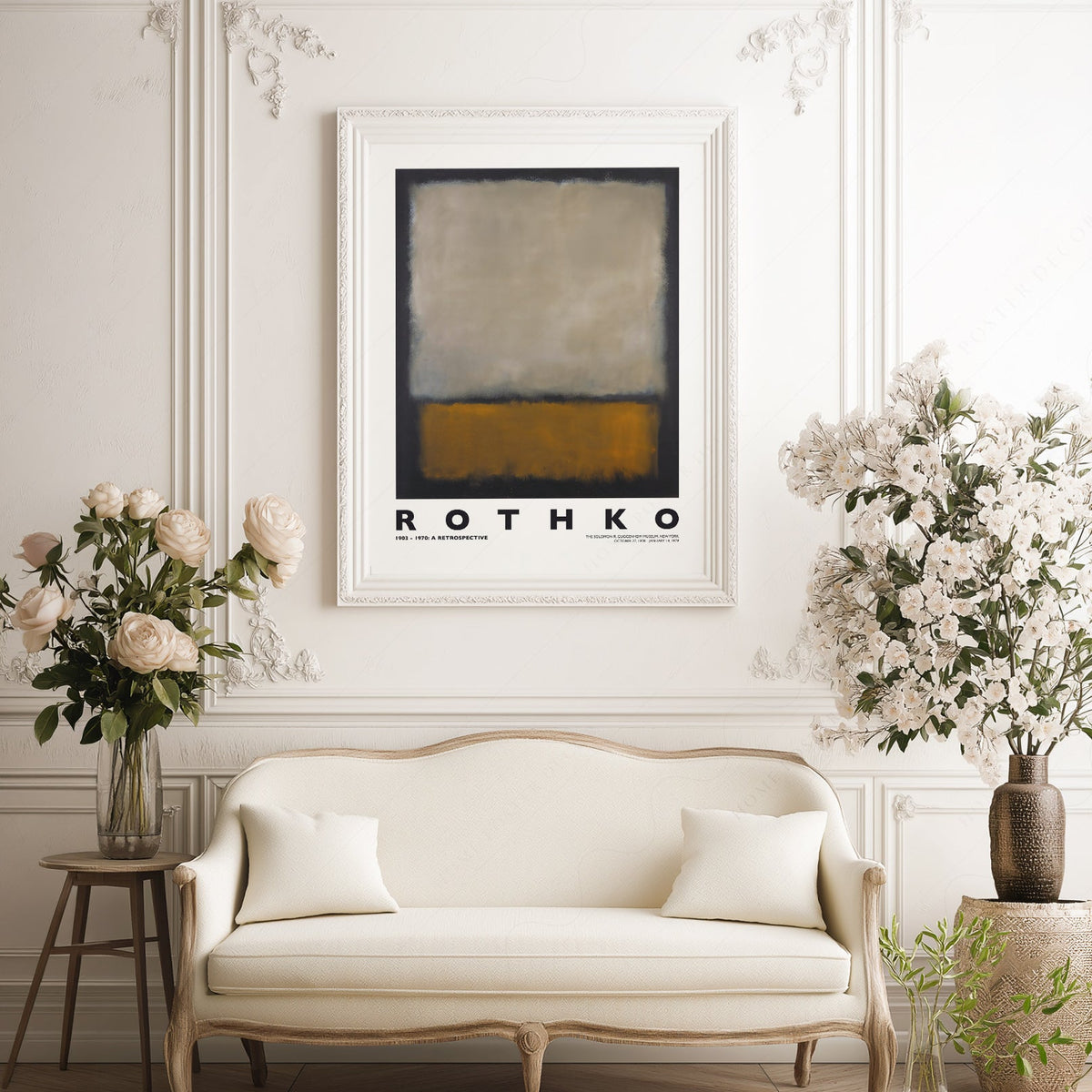 Mark Rothko Untitled Abstract Art Print – Color Field Wall Poster