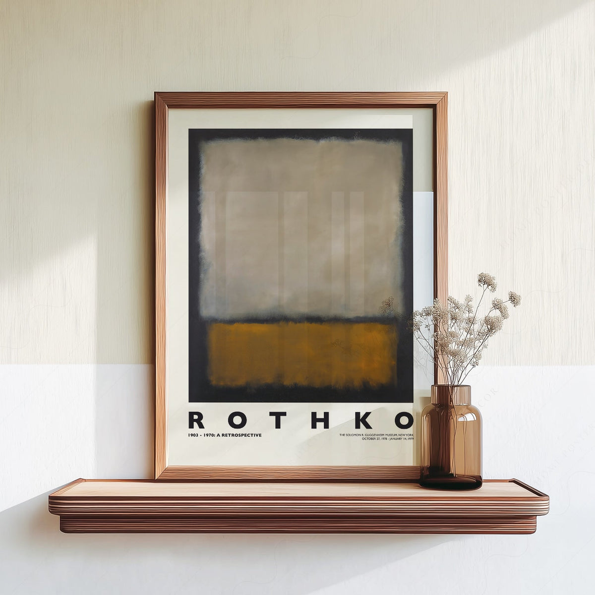 Mark Rothko Untitled Abstract Art Print – Color Field Wall Poster