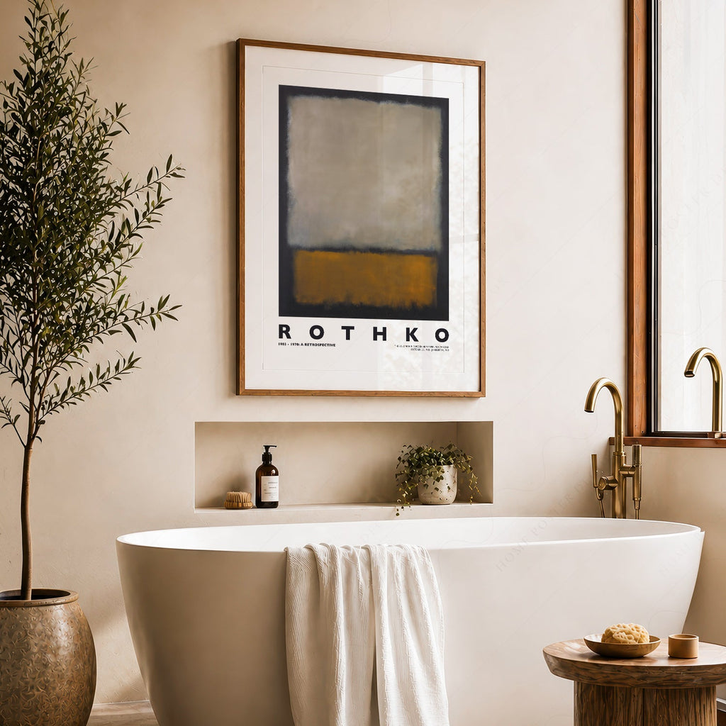 Mark Rothko Untitled Abstract Art Print – Color Field Wall Poster