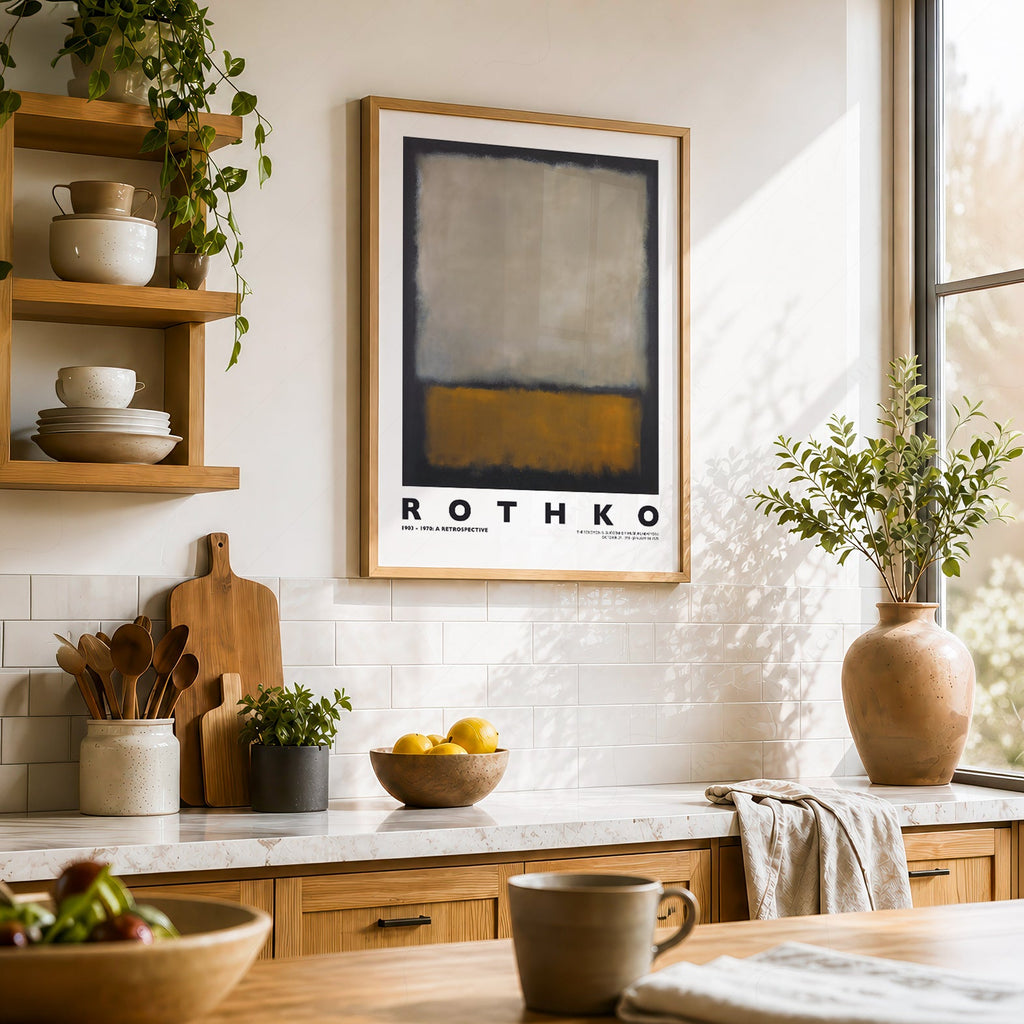 Mark Rothko Untitled Abstract Art Print – Color Field Wall Poster
