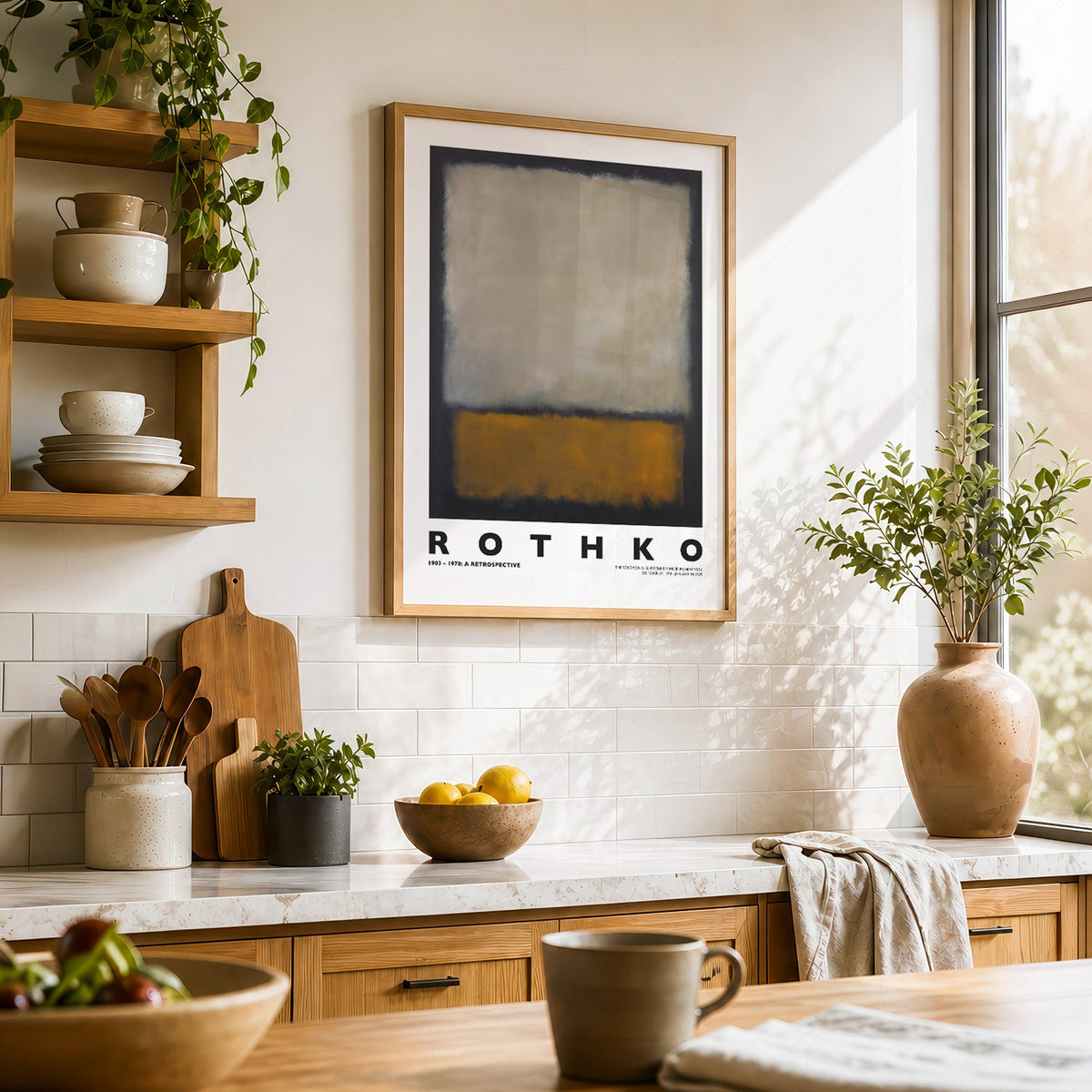 Mark Rothko Untitled Abstract Art Print – Color Field Wall Poster
