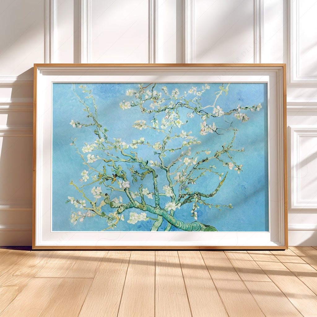Van Gogh Almond Blossom Print – Famous Painting Wall Art Poster