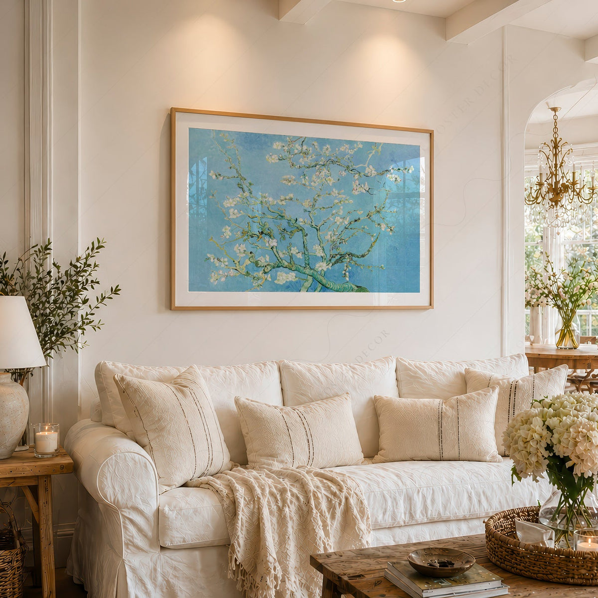 Van Gogh Almond Blossom Print – Famous Painting Wall Art Poster