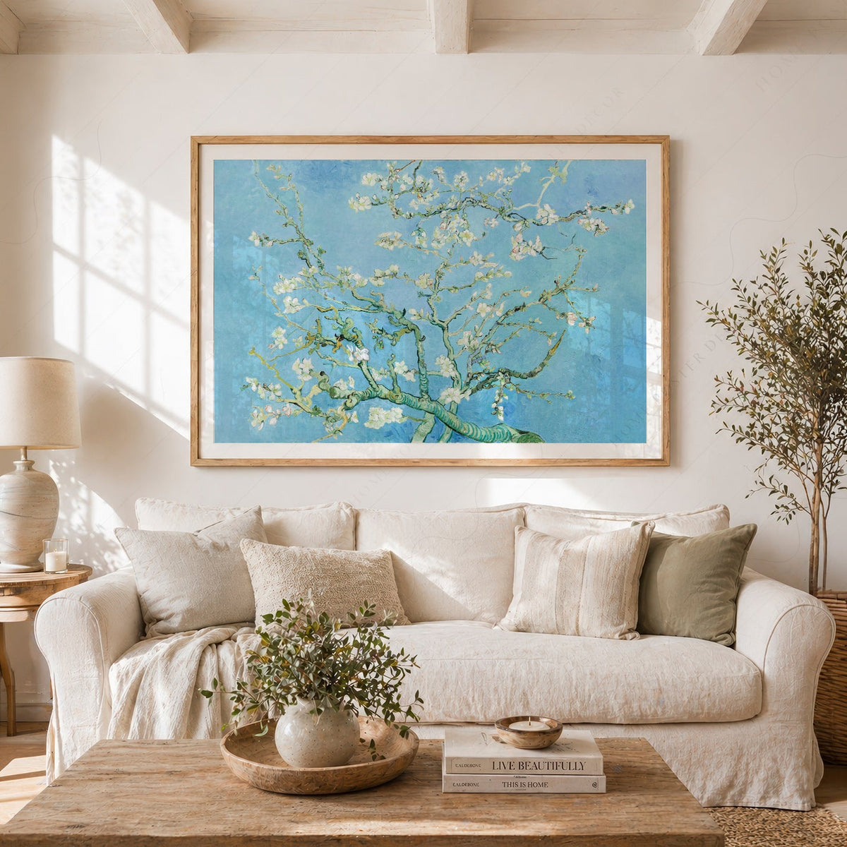 Van Gogh Almond Blossom Print – Famous Painting Wall Art Poster
