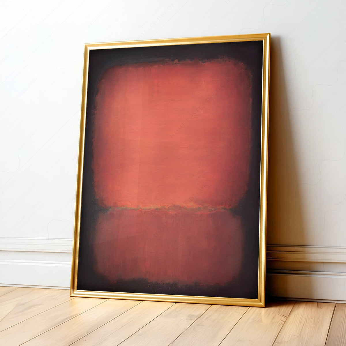 Mark Rothko Untitled Red and Black Art Print – Abstract Wall Poster