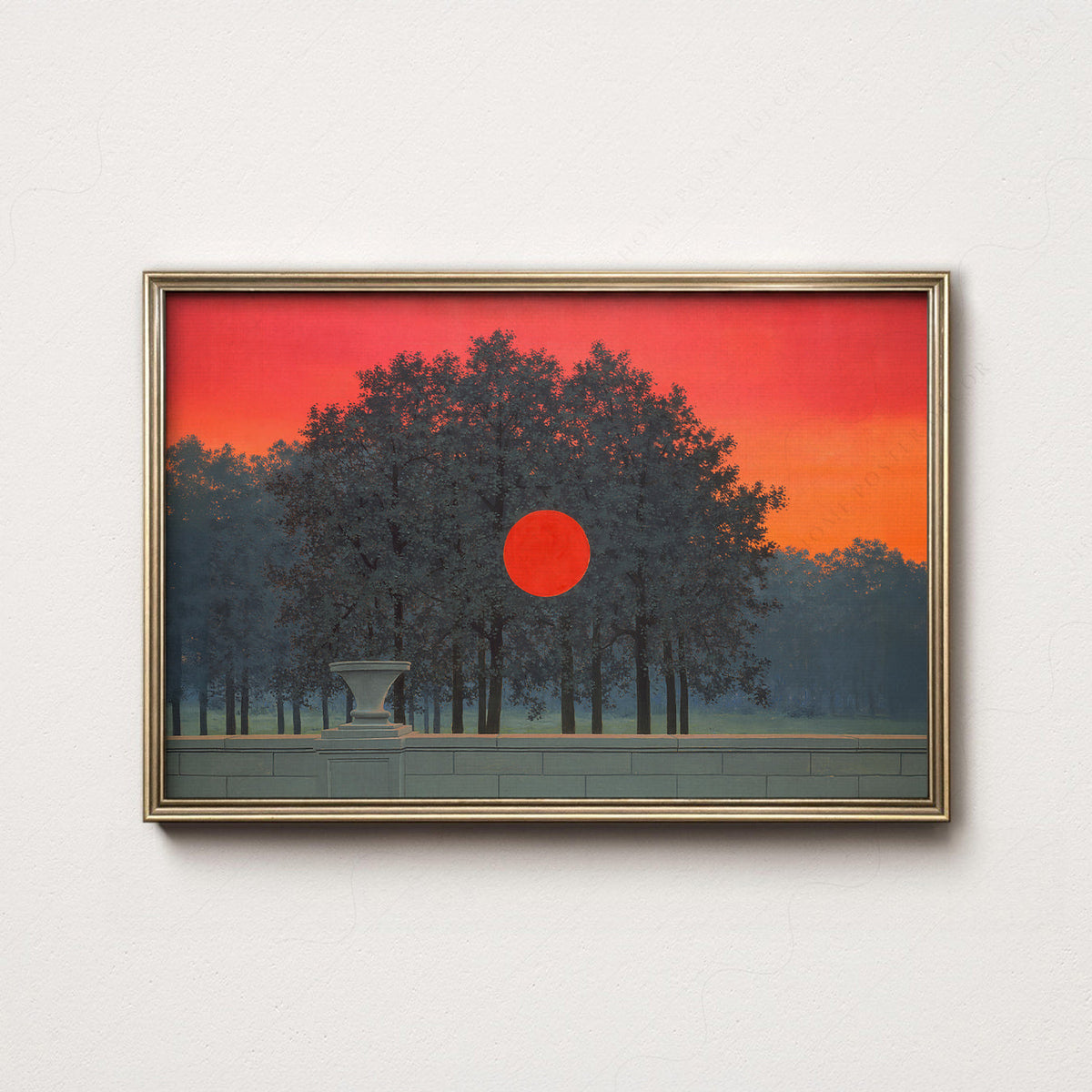 René Magritte Le Banquet - Reproduction d'art surréaliste